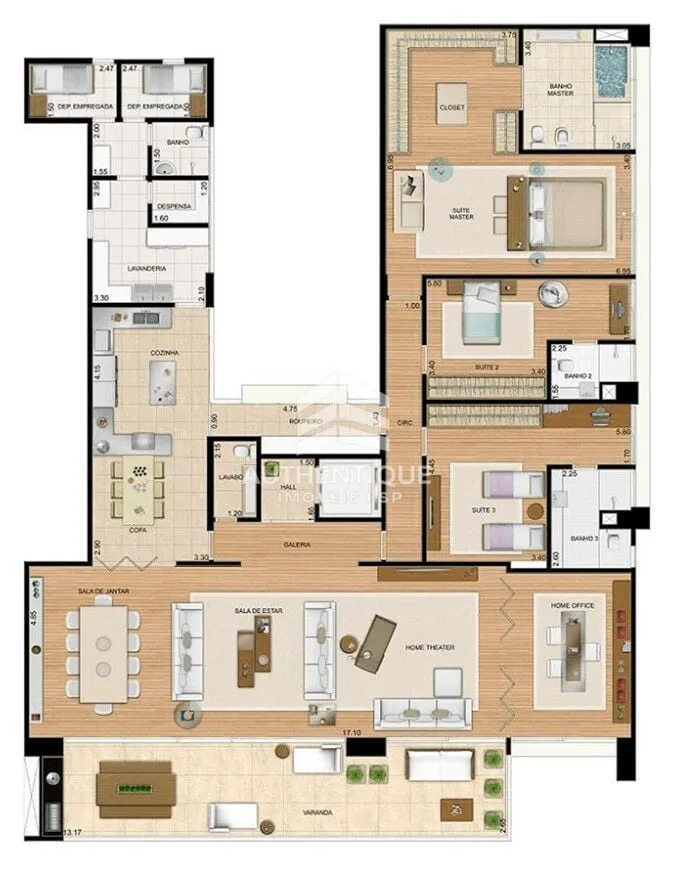 Imagem Vista Pacaembu - Perdizes - Apartamento à venda no bairro Perdizes - São Paulo/SP, Zona Oeste