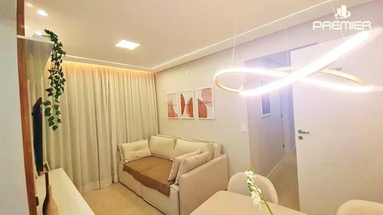 Imagem APARTAMENTO COM FINO ACABAMENTO RES. HARMONIA 52 M², 2 DORMS, COZINHA ESTILO AMERICANA