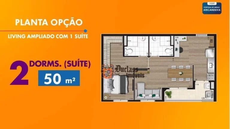 Imagem Apartamento com 2 dormitórios à venda, 50 m² por R$ 379.000,00 - Jardim Arize - São Paulo/SP