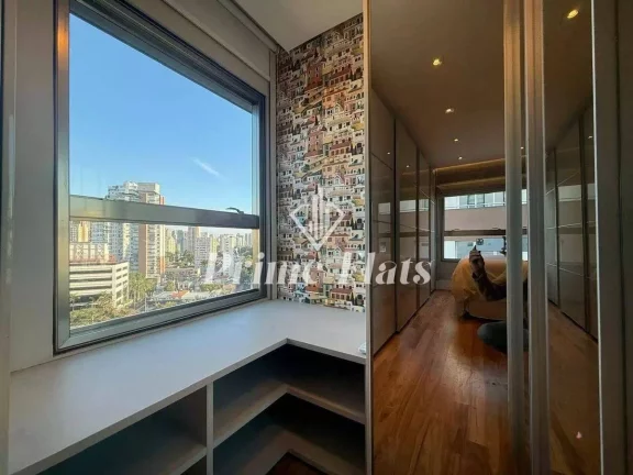 Imagem Flat disponível para locação no Condomínio Maxhaus Itaim, com 70m², 1 dormitório e 1 vaga de garagem