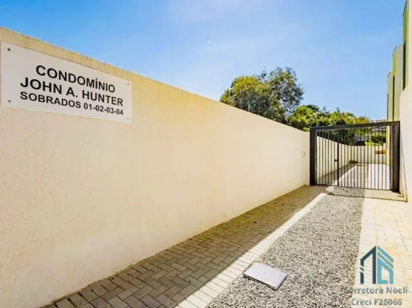 Imagem Sobrado novo a venda 02 quartos c/suíte, terraço Santa Felicidade em Curitiba PR