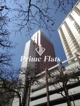Imagem Flat disponível para venda no Íbis Santos, com 18m², 1 dormitório e 1 vaga