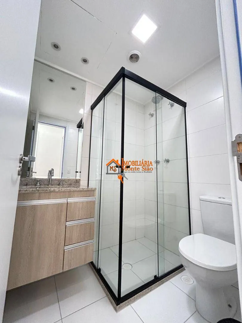Imagem Apartamento com 2 dormitórios para alugar, 57 m² por R$ 4.829,98/mês - Centro - Guarulhos/SP