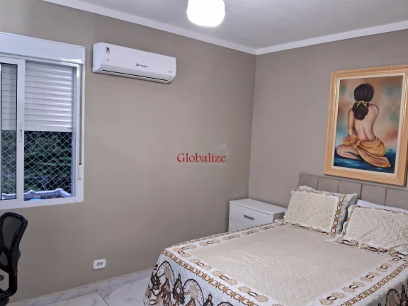 Imagem Belíssimo apartamento de 2 dormitórios em Santos no José Menino na avenida da praia à venda por R$ 480.000,00