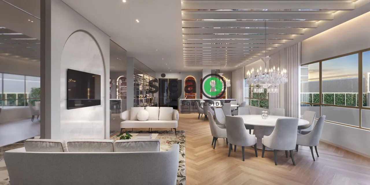 Imagem Apartamento com Serviços de Hotelaria 6 Estrelas - 4 suítes - 264m² - Paraíso