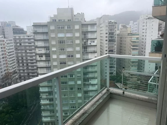 Imagem Apartamento com 2 dormitórios à venda, 68 m² por R$ 420.000 - Pitangueiras - Guarujá/SP