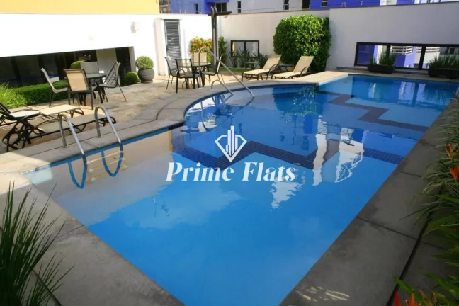 Imagem Flat disponível no Slaviero Essential São Paulo Ibirapuera, com 35m², 1 dormitório e 1 vaga