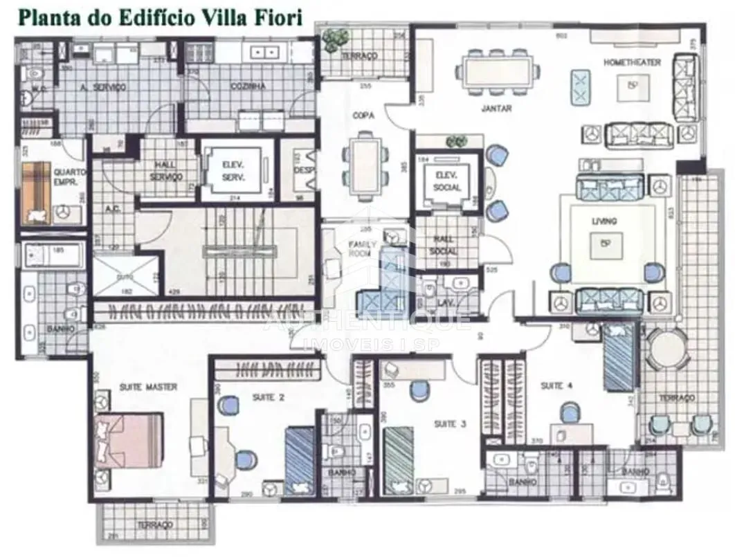 Imagem VILLA FIORI ACLIMACAO - Apartamento à venda no bairro Aclimação - São Paulo/SP, Zona Sul