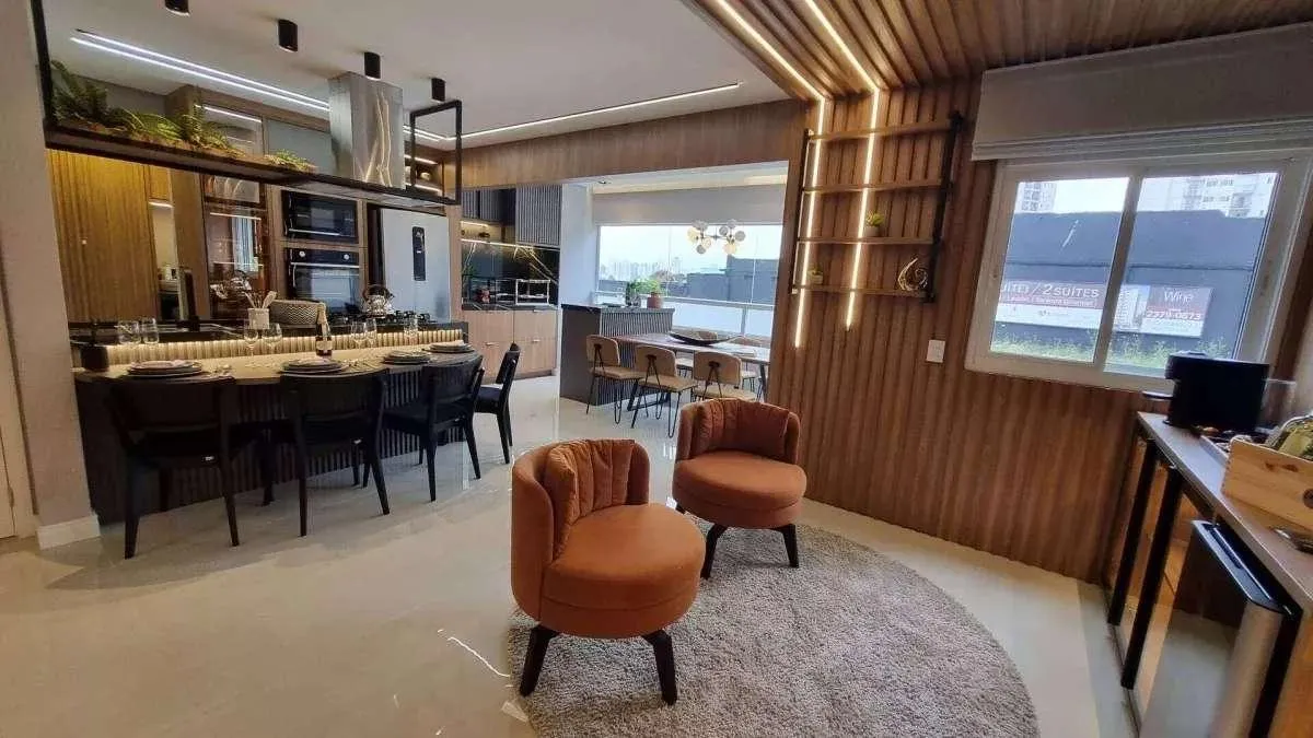Imagem Apartamento 3 dormitórios - 94m2 - Wine Valparaíso - Santo andré