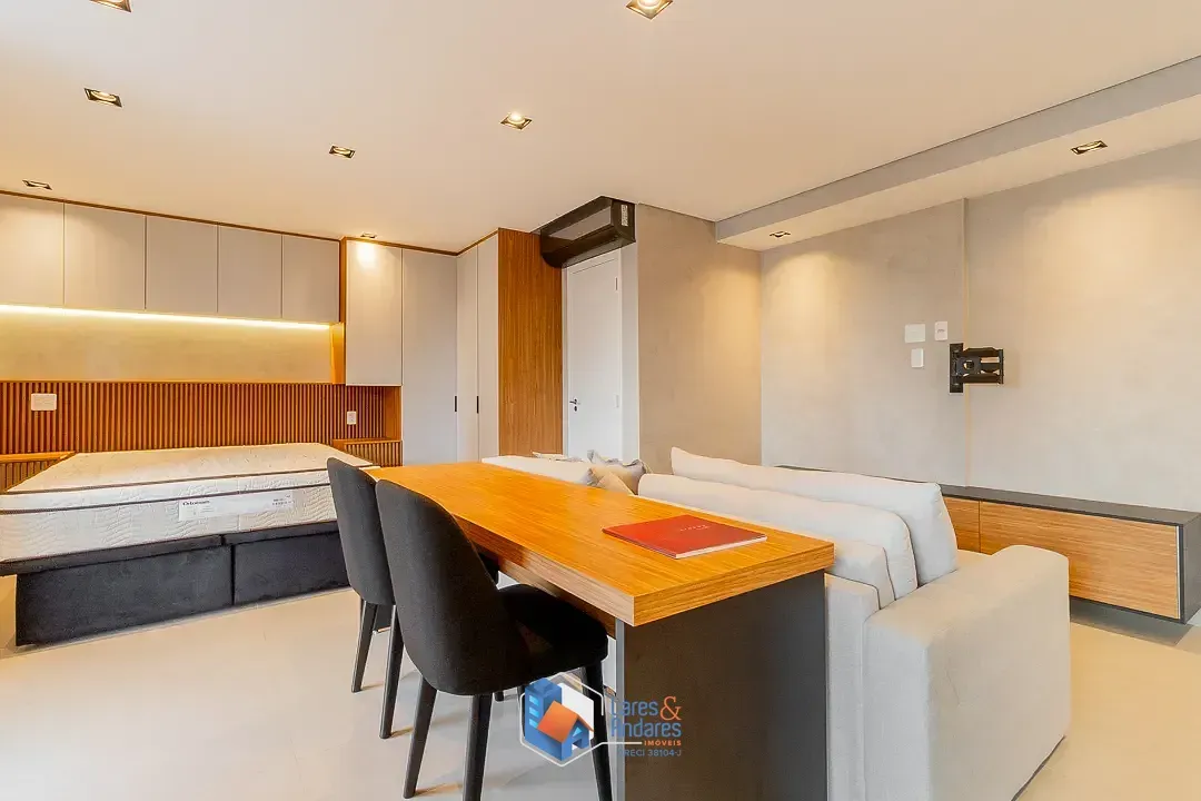 Imagem Studio para venda em Moema com 1 quarto, sendo 1 suíte, 42m²