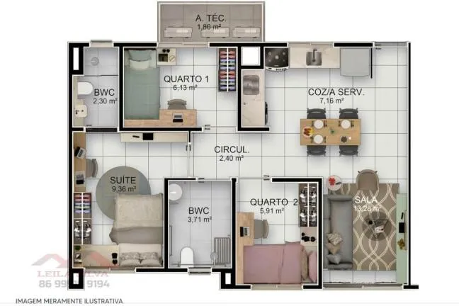 Imagem Residencial Tiradentes | Apartamento à Venda | Teresina