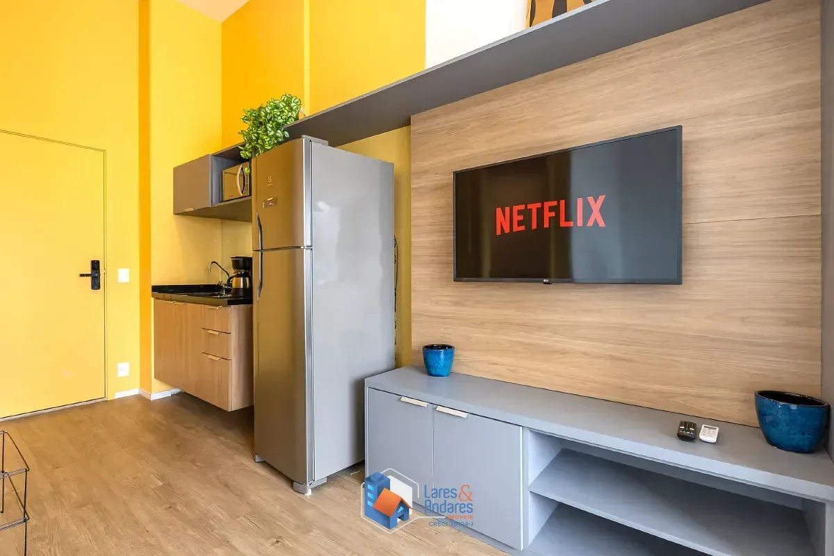 Imagem Studio para venda e locação em Moema com 1 quarto, 27m²