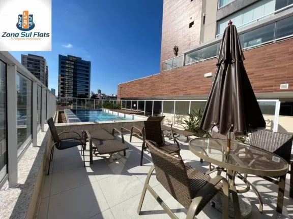 Imagem Apartamento à Venda No Brooklin Com 1 Dormitório e 1 Vaga - Mobiliado