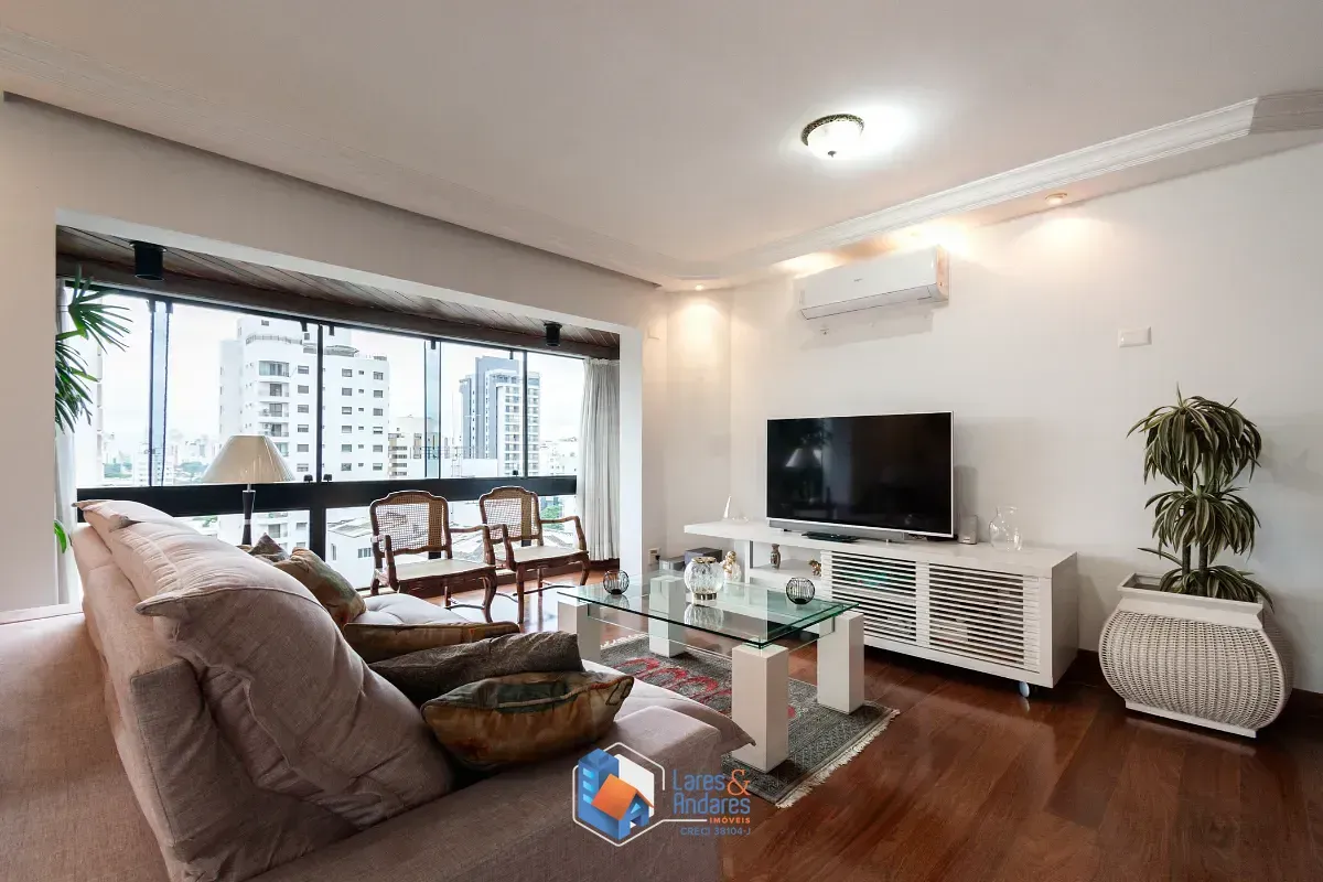 Imagem Apartamento para venda em Moema com 4 quartos, sendo 3 suítes, 164m²