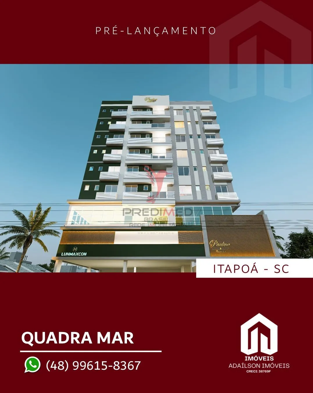 Imagem PRÉ LANÇAMENTO QUADRA MAR EM ITAPOÁ/SC