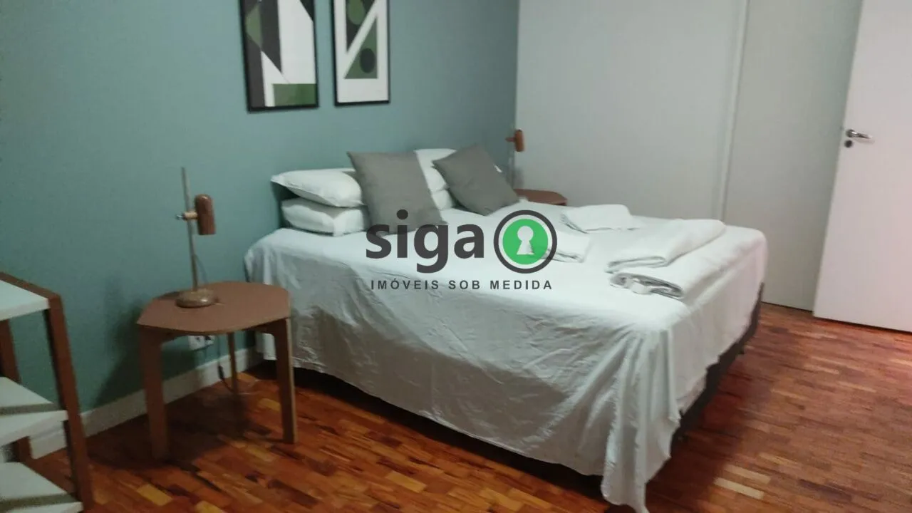 Imagem Apto com 137m² para Locação Mobiliado ou não, no Jardim Paulista, com 1 suite e 1 vaga