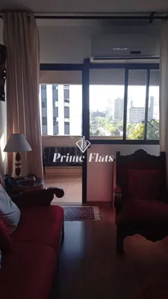 Imagem Flat disponível para venda no L'Etoile Residence Service, com 70m², 1 dormitório e 1 vaga