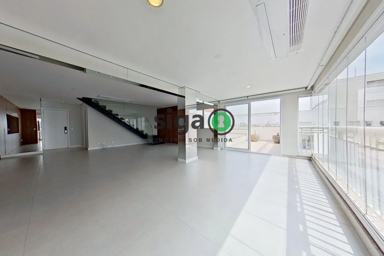 Imagem Cobertura Duplex De Luxo À Venda No Brooklin | 341 m² | 4 Suítes | Área Externa