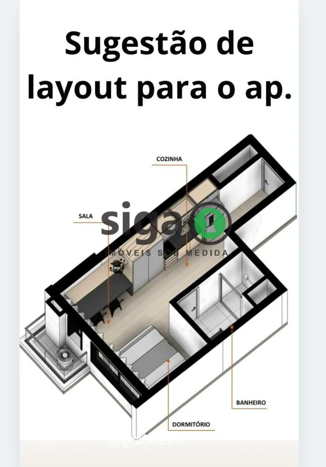 Imagem Studio à venda no Campo Belo