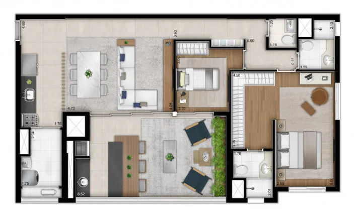 Imagem Apartamento com 3 Quartos à Venda, 111 m² em Sumarezinho - São Paulo
