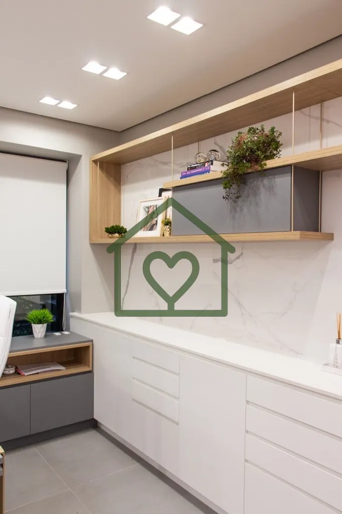 Imagem Sala comercial de alto padrão em condomínio de luxo com 40 m2 totalmente decorada e mobiliada por ...