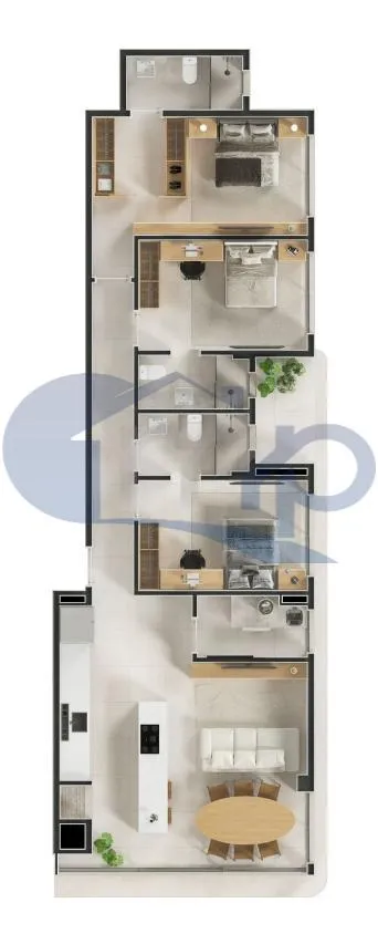 Imagem Apartamento a venda com 3 dormitorios na Praia Grande de Torres/RS