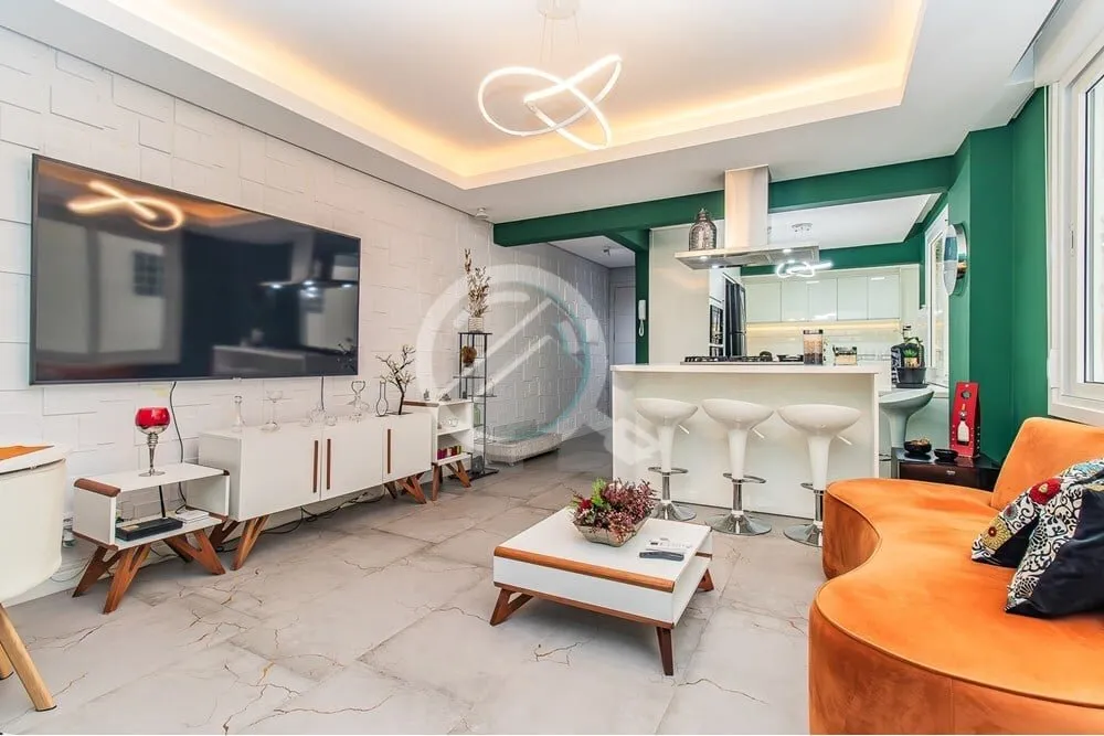 Apartamento de frente, com 109,78 m² - 3 dormitórios transformado em 2, sendo 1 suíte com closet....
