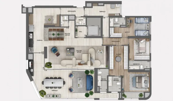 Imagem Apartamento com 4 Quartos à Venda, 227 m² em Chácara Santo Antônio (zona Sul) - São Paulo