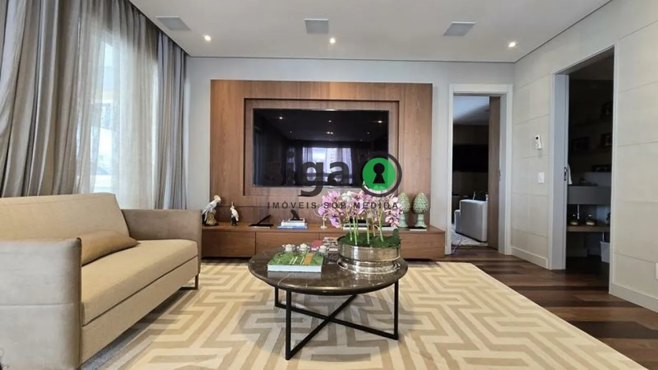 Imagem Apartamento Alto Padrão à Venda no Brooklin - 3 Suítes - 4 Vagas Fixas - Acabamento Premium