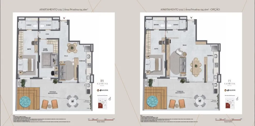 Imagem Karioka Botafogo: Apartamentos 2 e 3 Quartos em Botafogo RJ