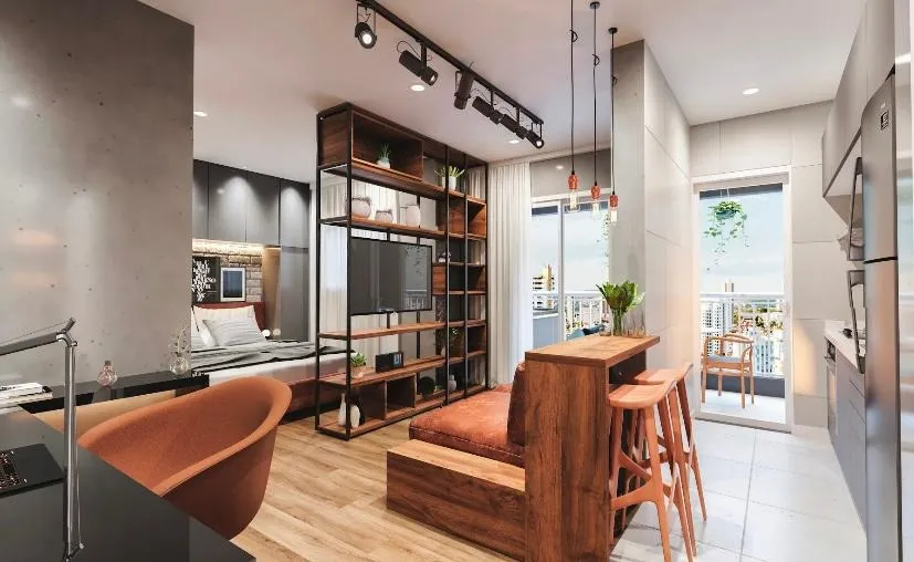 Foto do imóvel Apartamento Compacto Premium 39m² no Reserva Carvalho Residencial com 1 Dormitório Suíte em CENTRO, SOROCABA - SP