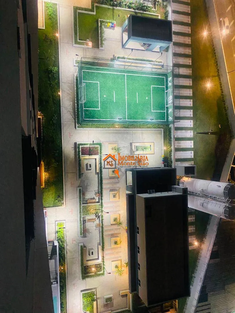 Imagem Apartamento com 2 dormitórios para alugar, 41 m² por R$ 2.937,10/mês - Centro - Guarulhos/SP