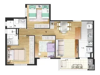 Imagem Edifício Stare Lorenzini Campestre Santo André, apartamento no bairro Campestre em Santo André