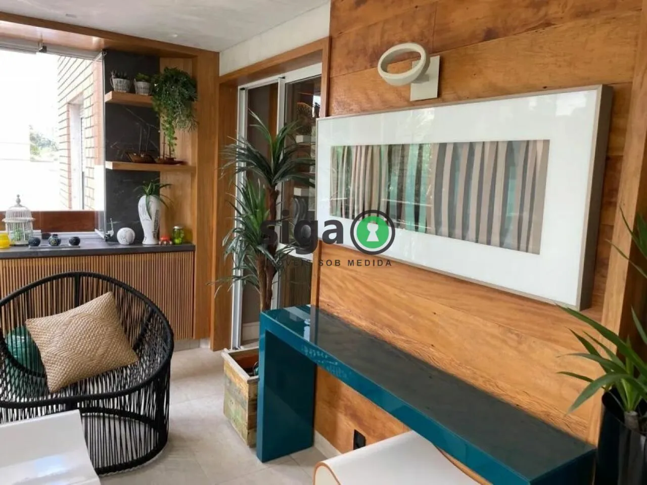 Imagem Apartamento na Vila Andrade com 3 quartos e 3 vagas, mobiliado de 170m²