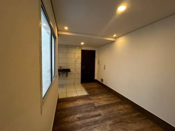 Imagem Apartamento de 38m², com 2 dormitórios, sala conjugada com cozinha em estilo americano, banheiro s...