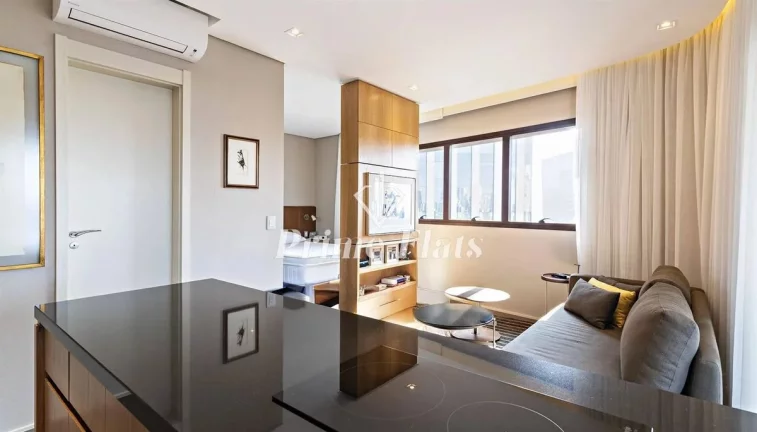 Imagem Flat disponível para venda no Cyrela by Pininfarina no Itaim Bibi, com 51m², 1 dormitório e 1 vaga