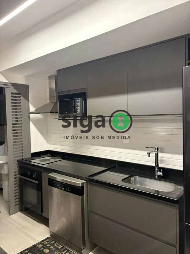 Imagem Apartamento de 128m² com 3 Dormitórios, 2 Vagas e Estrutura Completa.