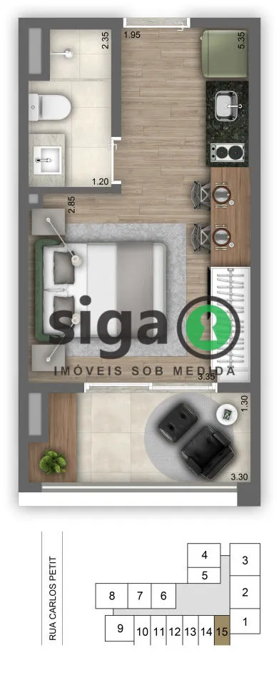 Imagem Apartamento à venda 1 Quarto, 25m², Vila Mariana - SP
