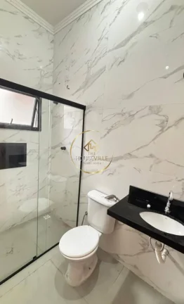 Imagem Casa Nova,3 dormitórios ( 1 suíte), 2 vagas, área gourmet
