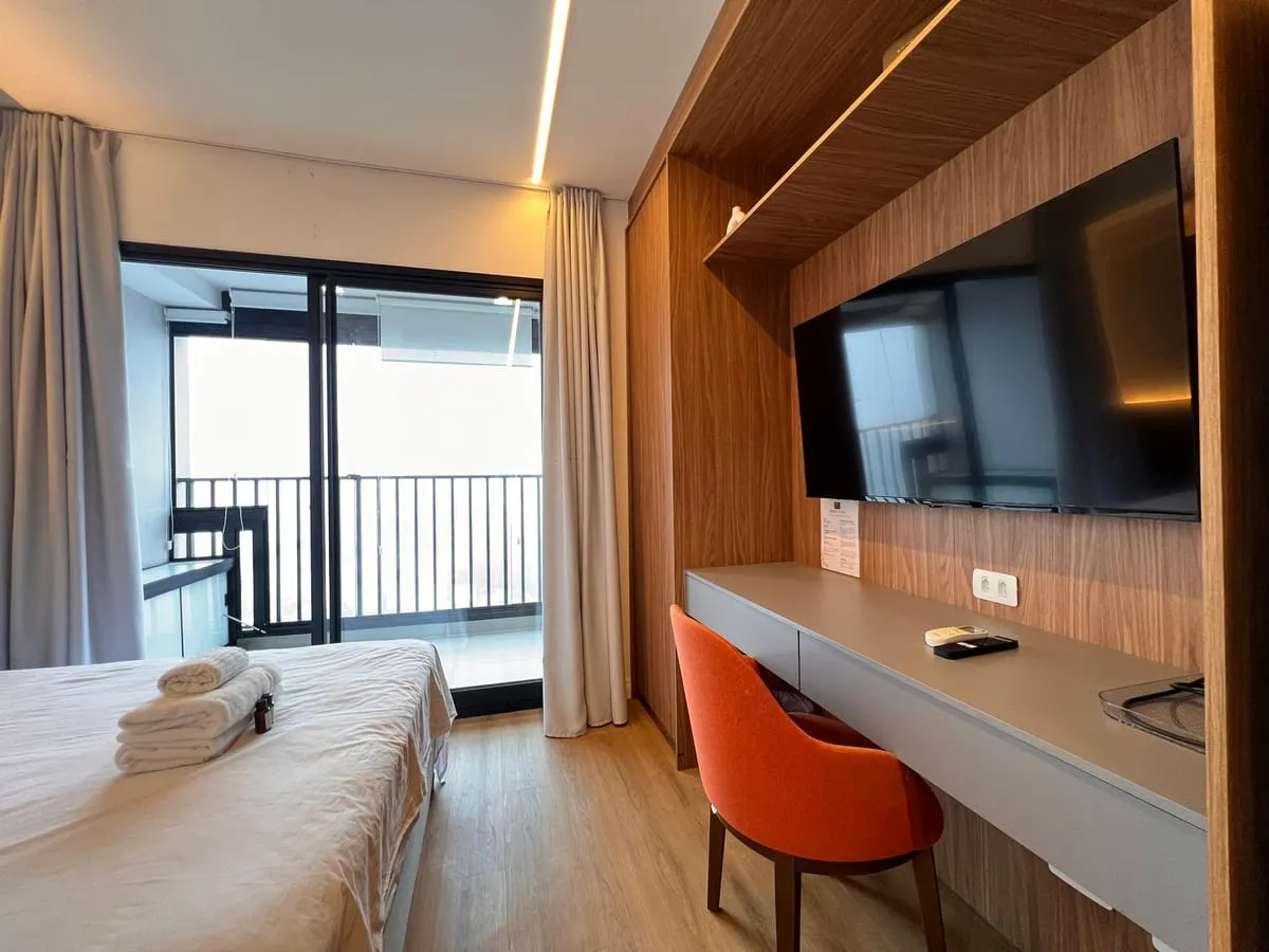 Imagem Apartamento com 1 Quarto para alugar, 23m² - Santo Amaro