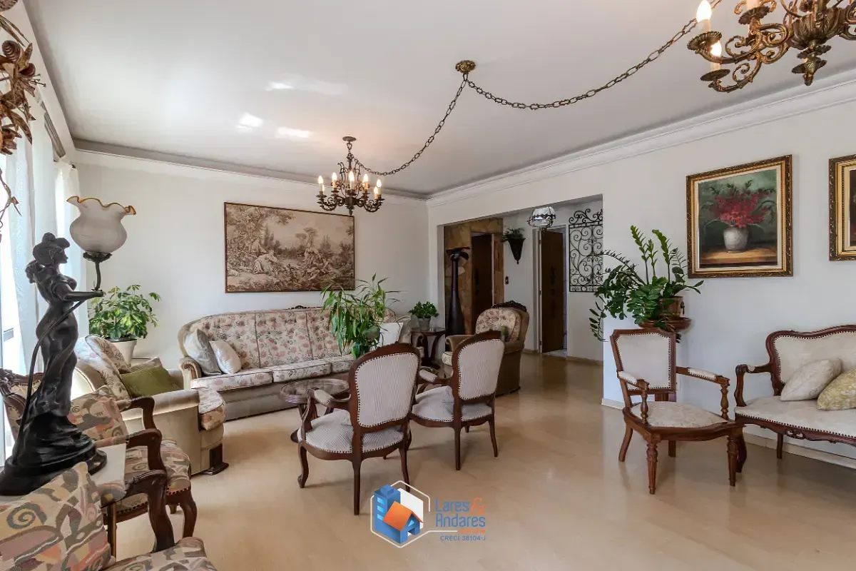 Imagem Apartamento para venda em Campo Belo com 4 quartos, sendo 3 suítes, 172m²