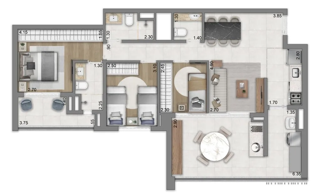 Imagem Um parque, um coração que pulsa o princípio da vida. Preço e disponibilidade do imóvel sujeitos...