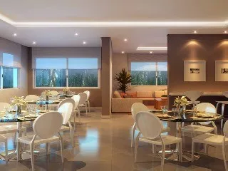 Imagem Apartamento de Luxo no Edifício Gaudi São Caetano: 2 quartos, 1 suíte, 2 banheiros, 2 vagas, 98m² no Barcelona, SP.