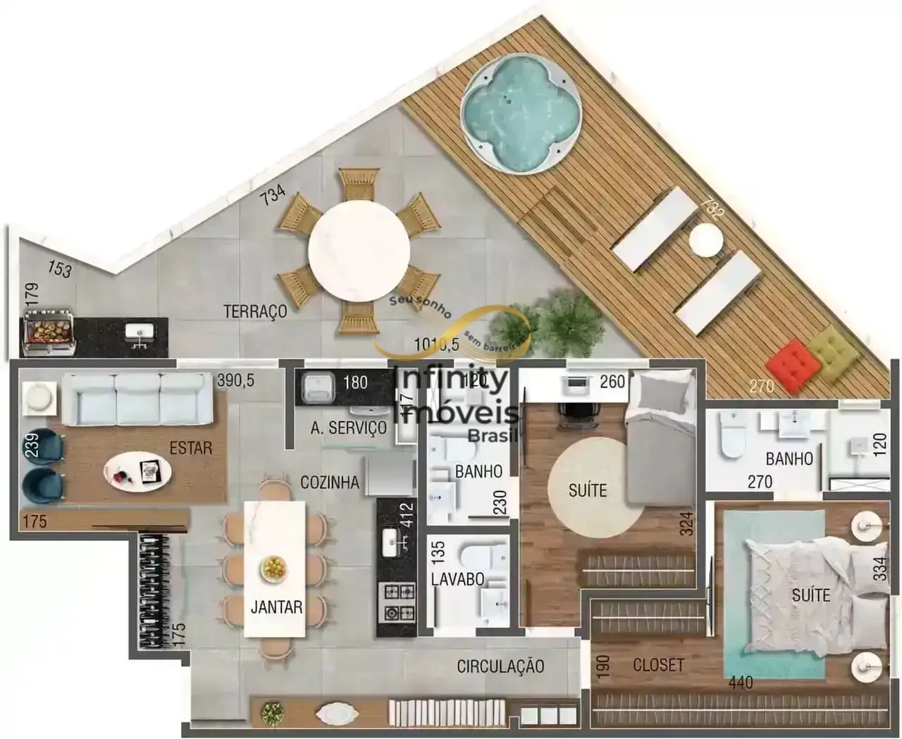 Imagem VISION LIVE SION - Apartamento à venda no bairro Sion - Belo Horizonte/MG