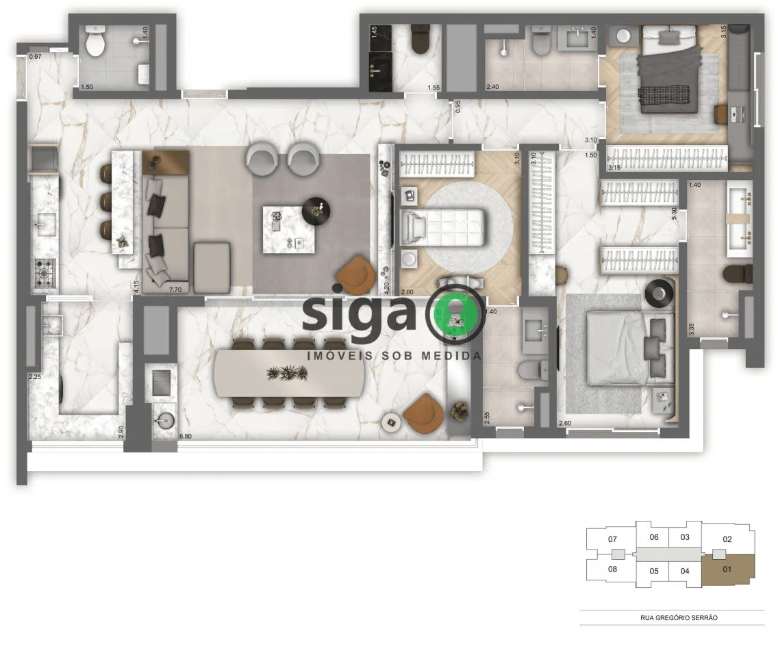 Imagem Apartamento à venda 3 Suítes, 2 Vagas, 131m², Vila Mariana - SP