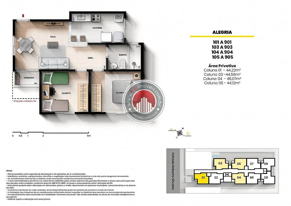 Imagem Apartamento a Venda no bairro Centro - Nilopolis, RJ