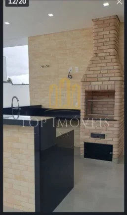 Imagem Maravilhosa casa três dormitórios Suíte com closet piscina área gourmet no condomínio Santa Monica