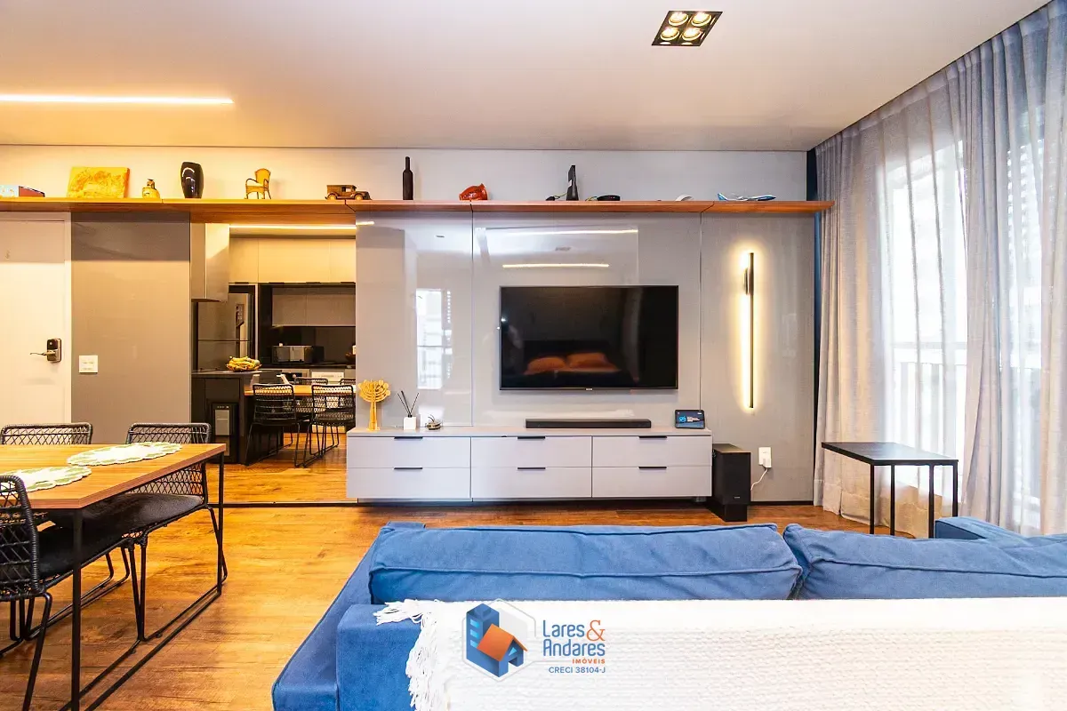 Imagem Apartamento para venda em Indianópolis com 1 quarto, sendo 1 suíte, 48m²