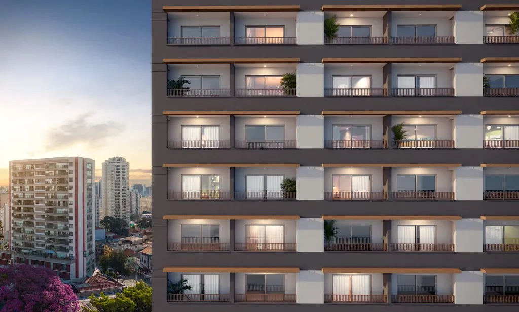 Imagem Apartamento à venda na Vila Mariana - 1 quarto, 1 banheiro, 35,11 m² - Condomínio New Time Vila Mariana