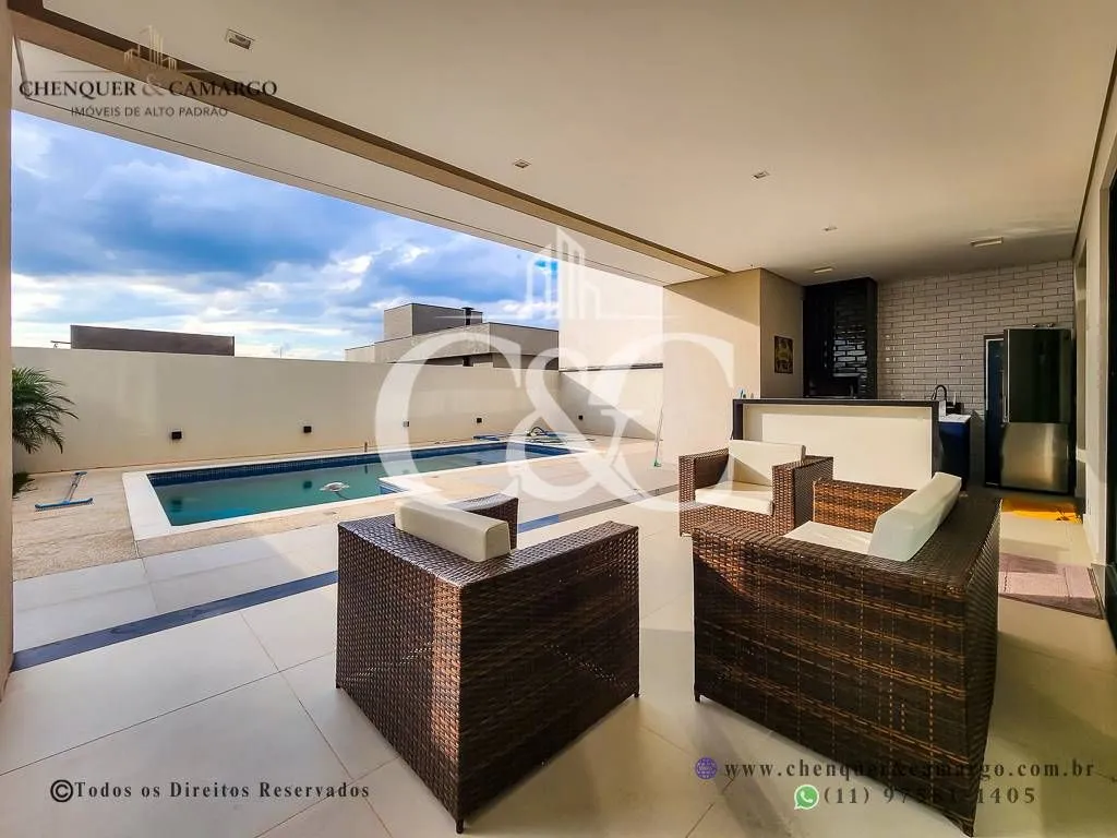 Imagem Casa à Venda no Condomínio Brisas do Lago, Jardim Novo Mundo, Jundiaí - 304M² Construídos, Piscina Face Norte